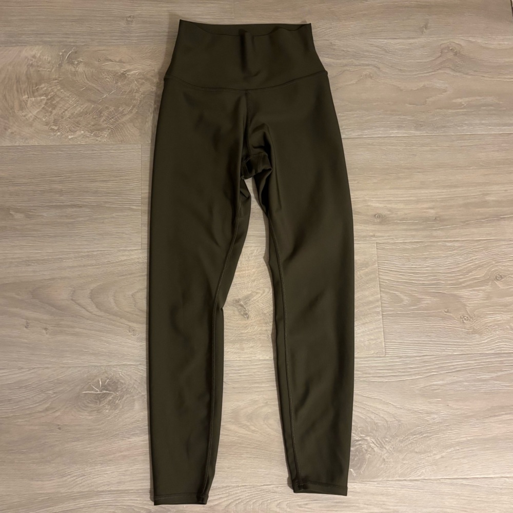 ALO Yoga High-Waist Olive Green Leggings
